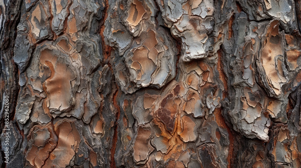 The tree s brown bark The tree s brown bark