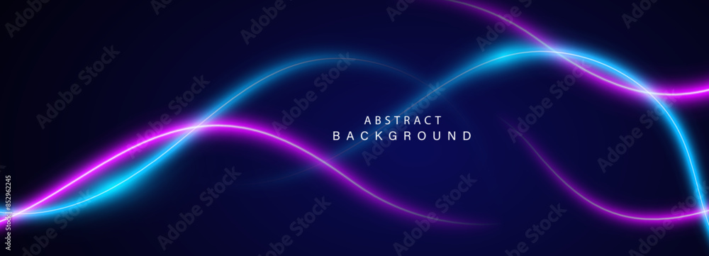 Abstract futuristic background with glowing curve lines. Vector illustration. Abstract futuristic background with glowing curve lines. Vector illustration.