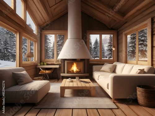 Cozy Cabin Room Inspiration Photography Art