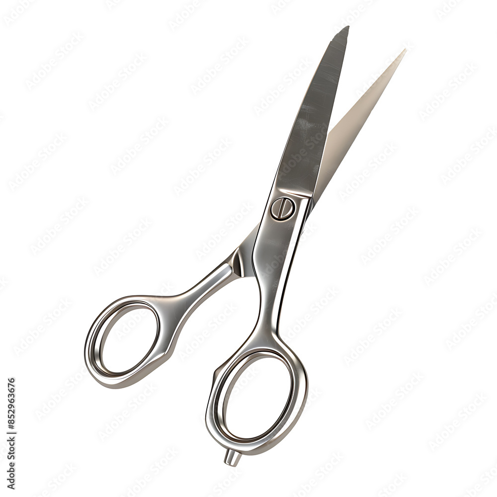 Scissor icon isolated on transparent background. 3d render style illustration. Scissor icon isolated on transparent background. 3d render style illustration.