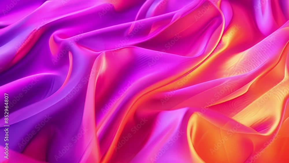 An abstract closeup of fabric dd over a surface illuminated from below creating a vibrant and otherworldly glow. An abstract closeup of fabric dd over a surface illuminated from below creating a vibrant and otherworldly glow.