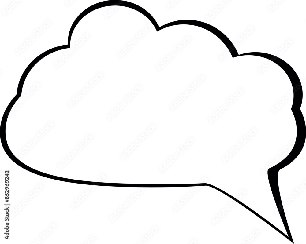 Speech bubble on white background. Vector illustration. Speech bubble on white background. Vector illustration.