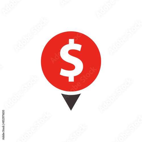 cashpoint icon, made in color style.