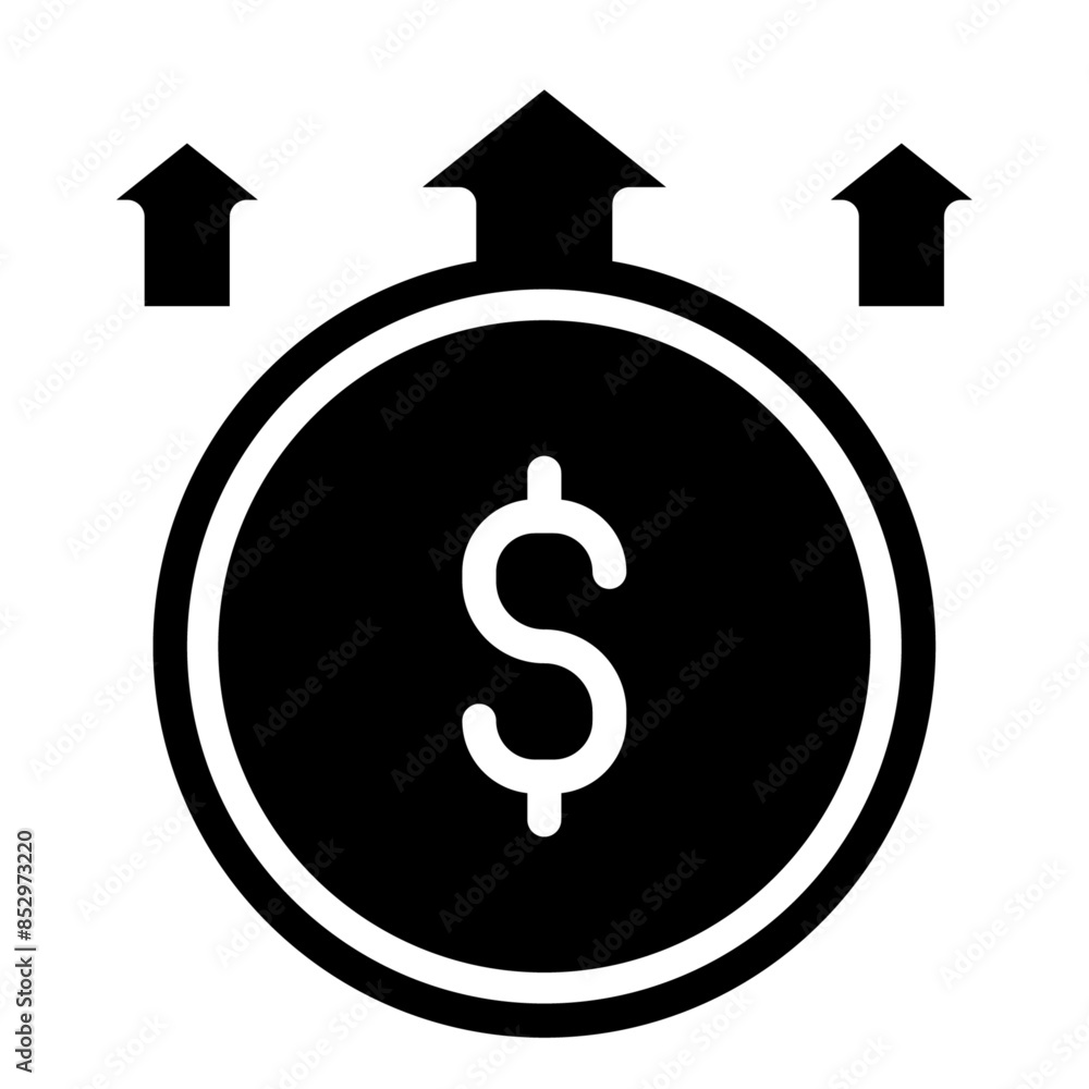 Expense glyph icon vector for mobile app, website, logo and presentation design. Expense glyph icon vector for mobile app, website, logo and presentation design.