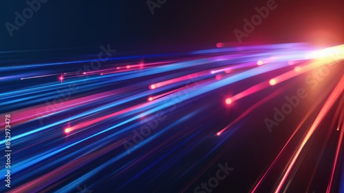 Abstract Neon Lights Background