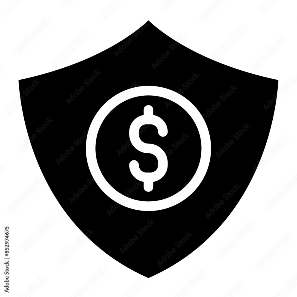 Insurance solid icon. vector glyph icon for mobile app, website, logo and presentation design. Insurance solid icon. vector glyph icon for mobile app, website, logo and presentation design.