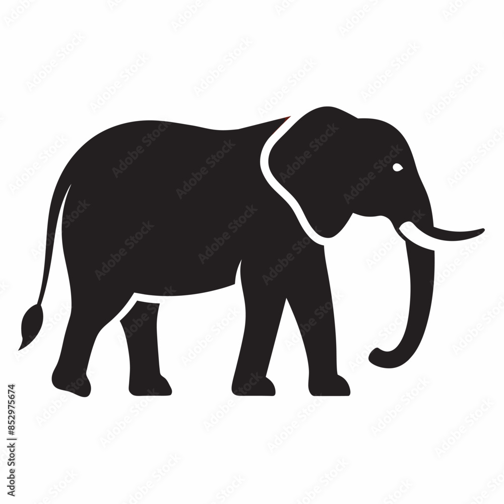 Fototapeta premium elephant cartoon illustration