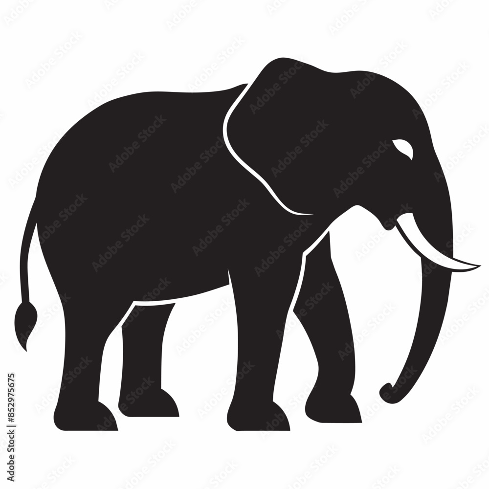 Fototapeta premium elephant cartoon illustration
