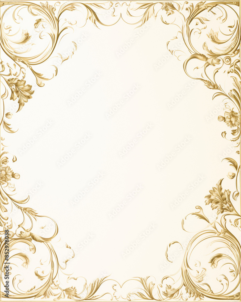 floral background with frame ,Generated By Ai floral background with frame ,Generated By Ai