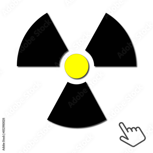 Logo matières radioactives.