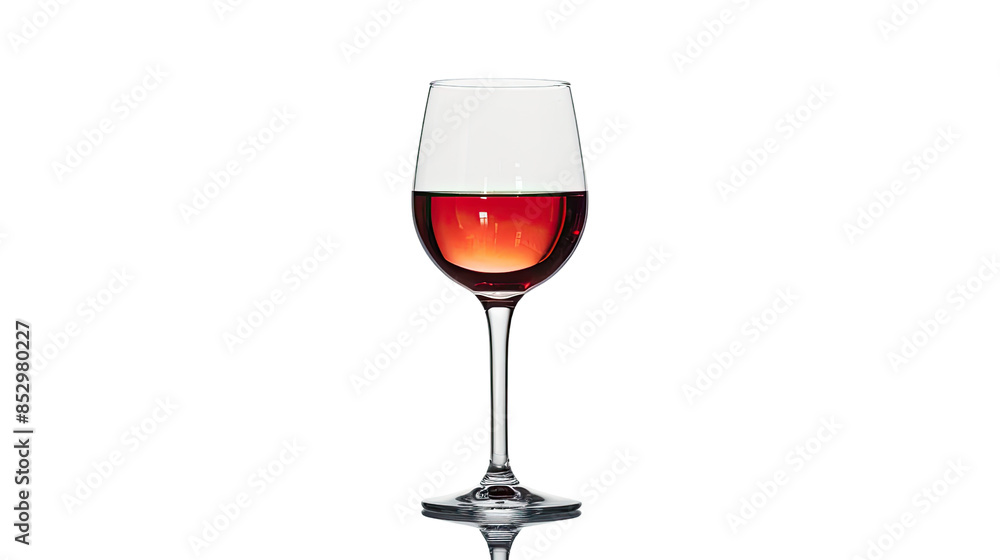 Glass of wine on a transparent background Glass of wine on a transparent background