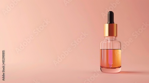 Realistic photo of a serum cosmetic product