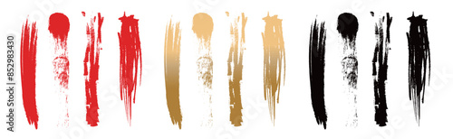 ブラシストローク素材