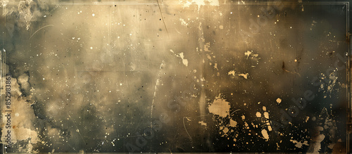 Vintage distressed old photo light leaks, film grain, dust and scratches texture overlay © oswasa