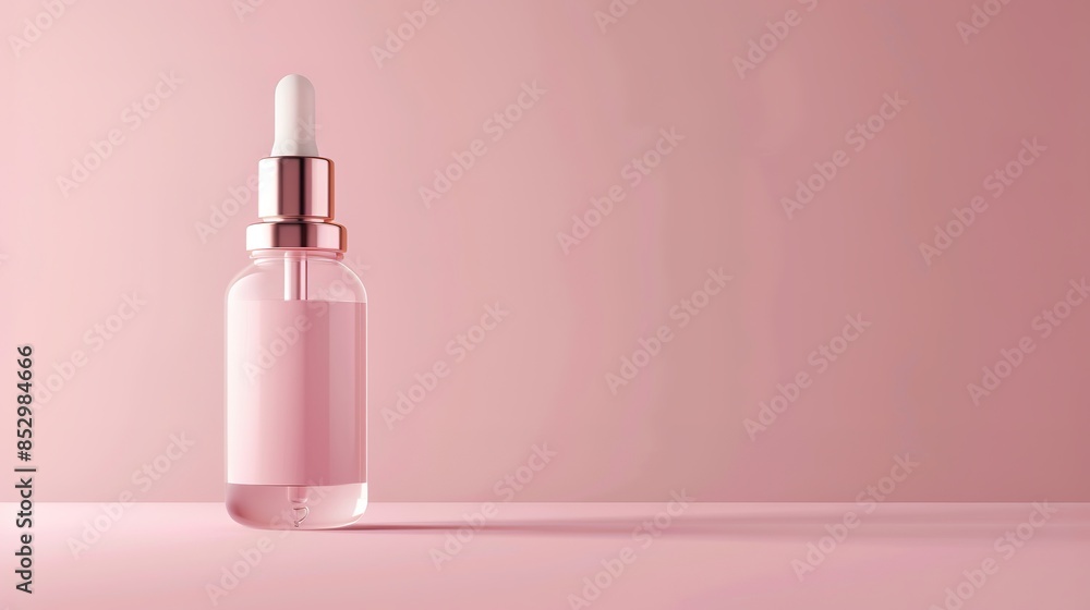 Serum bottle with dropper solid pastel Serum bottle with dropper solid pastel