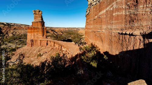 Lighthouse in Palo Duro Canyon Texas photo