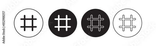 Hashtag icon vector. hashtag simbols