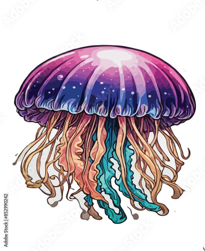 jellyfish vector