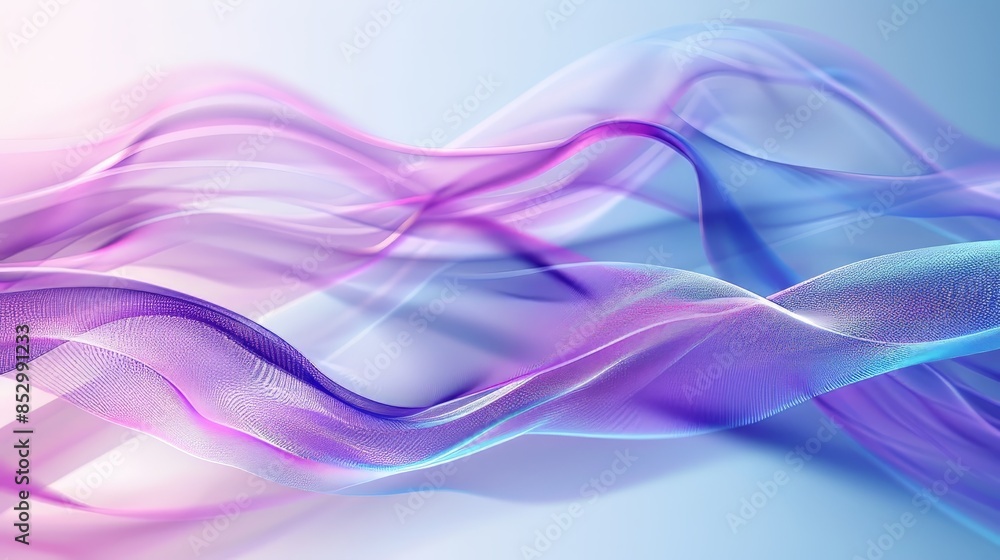 Fototapeta premium Abstract Purple And Blue Swirling Design