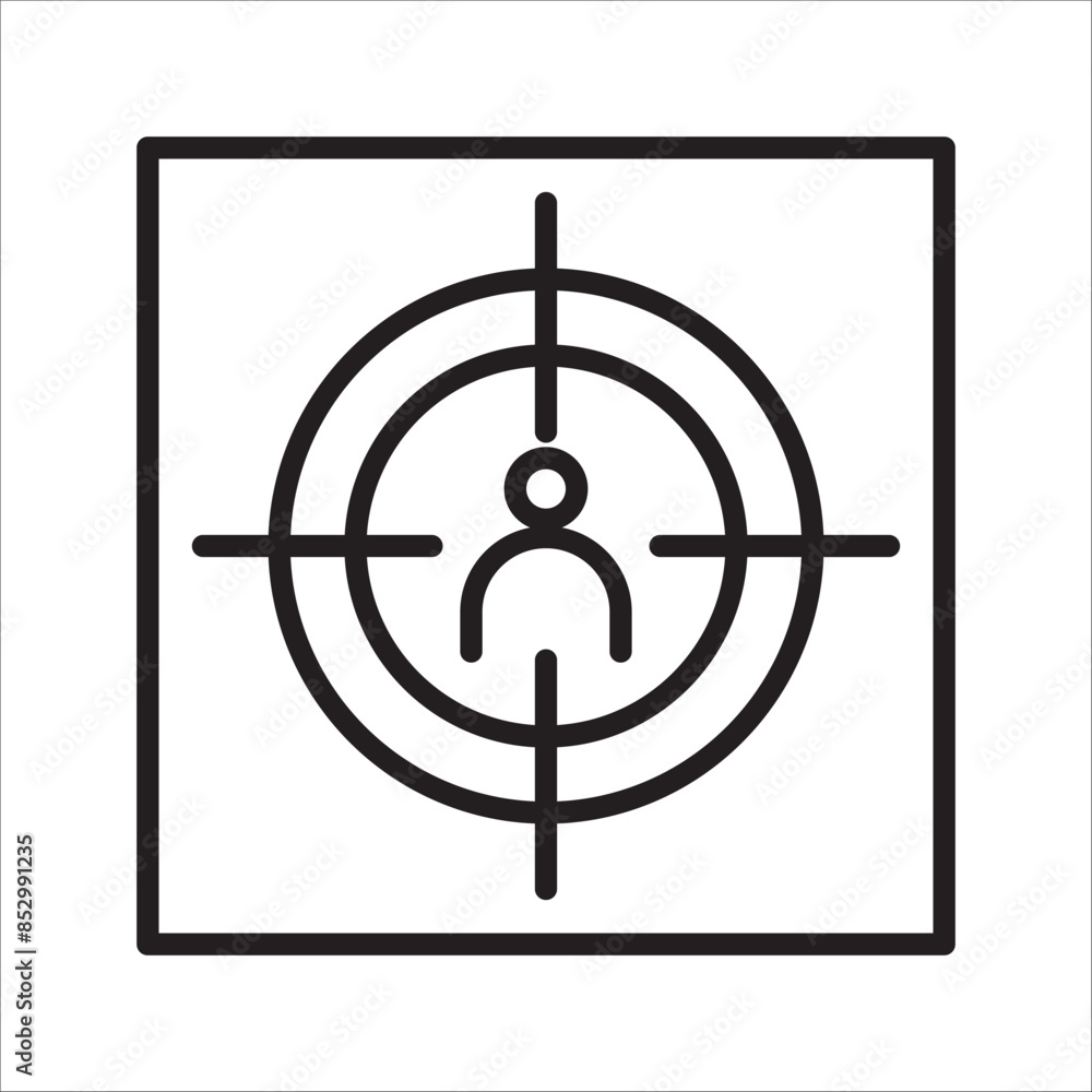 target icon, vector isolated on white background for web and app ui design, design element. target icon, vector isolated on white background for web and app ui design, design element.