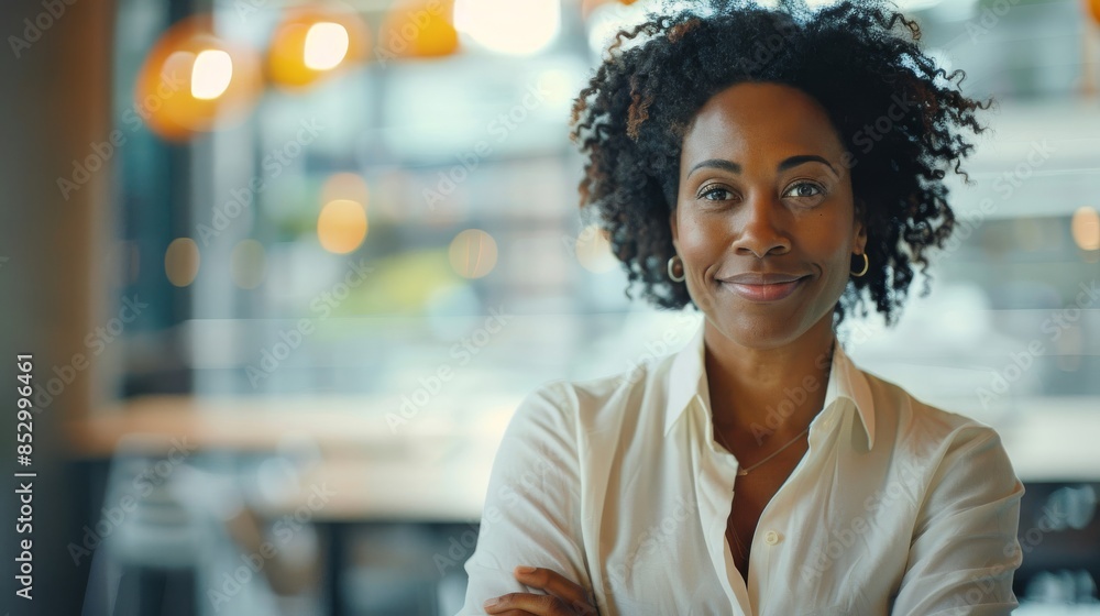 Fototapeta premium Businesswoman mentoring junior employees to foster professional growth and development.