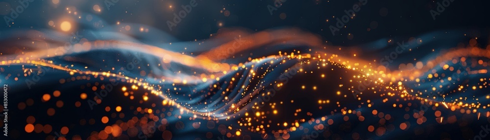 Professional growth visualized through dynamic abstract designs