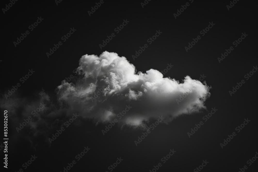 A large cloud in the sky with a dark background A large cloud in the sky with a dark background