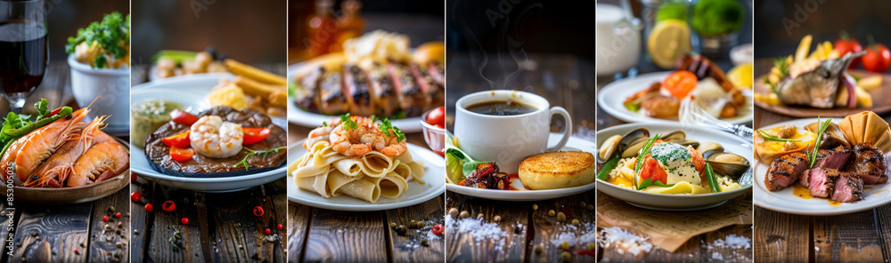 A collage of various food images. AI Generated A collage of various food images. AI Generated
