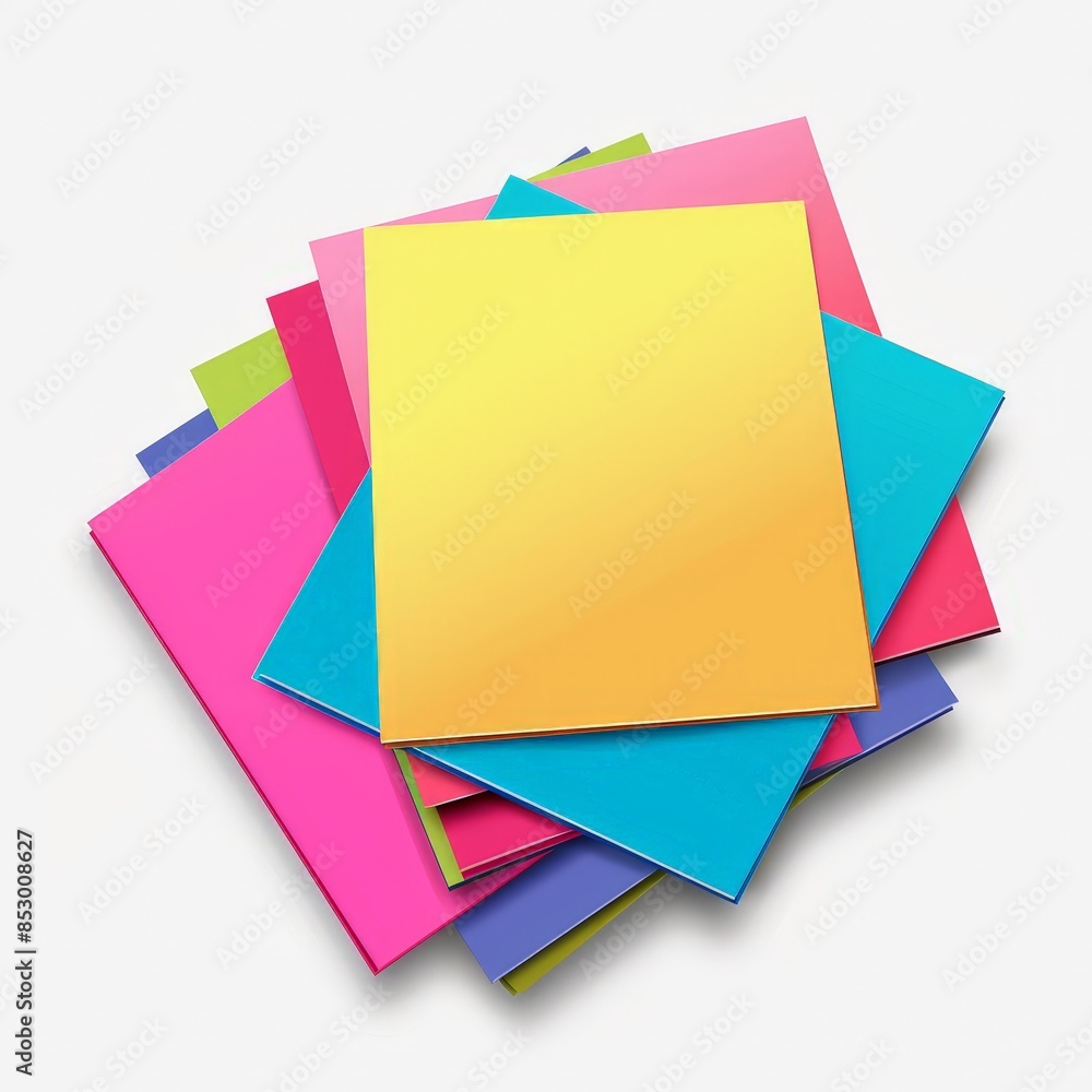 Iconic Sticky Notes Collection - High Resolution Realistic White Background Images Iconic Sticky Notes Collection - High Resolution Realistic White Background Images