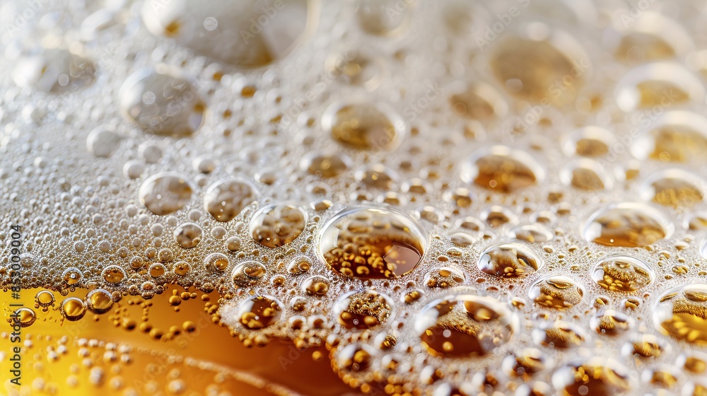 Close-up of Beer Bubbles Close-up of Beer Bubbles