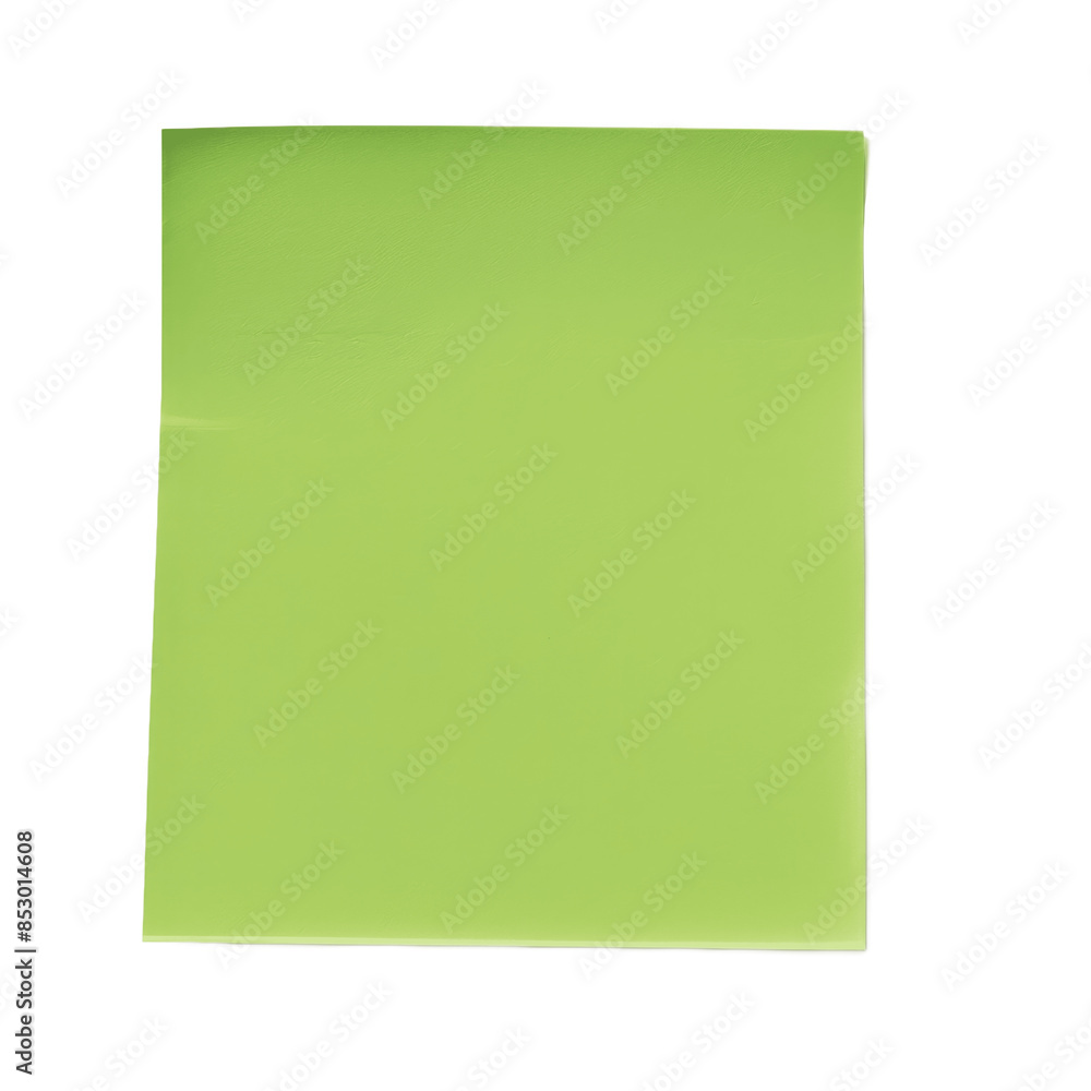 Green vertical sticky note isolated on transparent background PNG Green vertical sticky note isolated on transparent background PNG