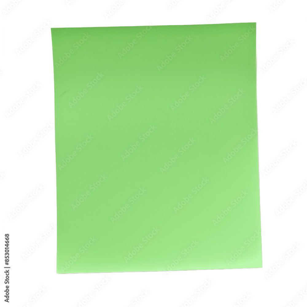 Green vertical sticky note isolated on transparent background PNG Green vertical sticky note isolated on transparent background PNG