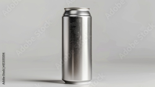 Silver Aluminum Can Mockup