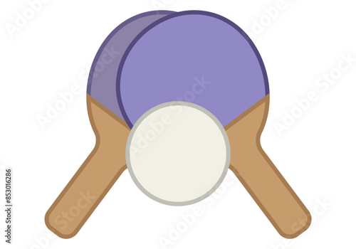 Palas de pin pon con pelota