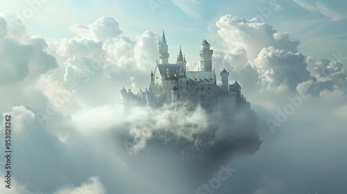 A castle floating in the clouds.    © AlphaStock