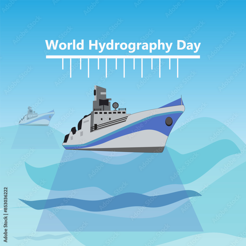 World Hydrography Day vector, illustration. World Hydrography Day vector, illustration.