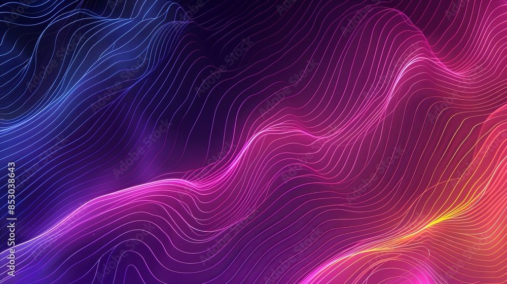 abstract lines background gradient in cyberpank style abstract lines background gradient in cyberpank style