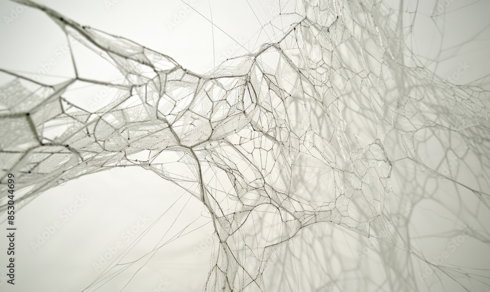 Fototapeta premium Abstract monochrome background with lines and curves