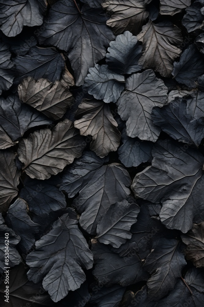black leaves on the ground with a dark background black leaves on the ground with a dark background