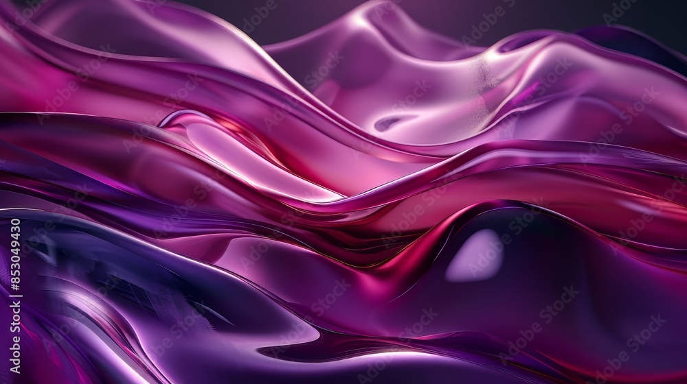 Abstract Purple Liquid Waves Abstract Purple Liquid Waves