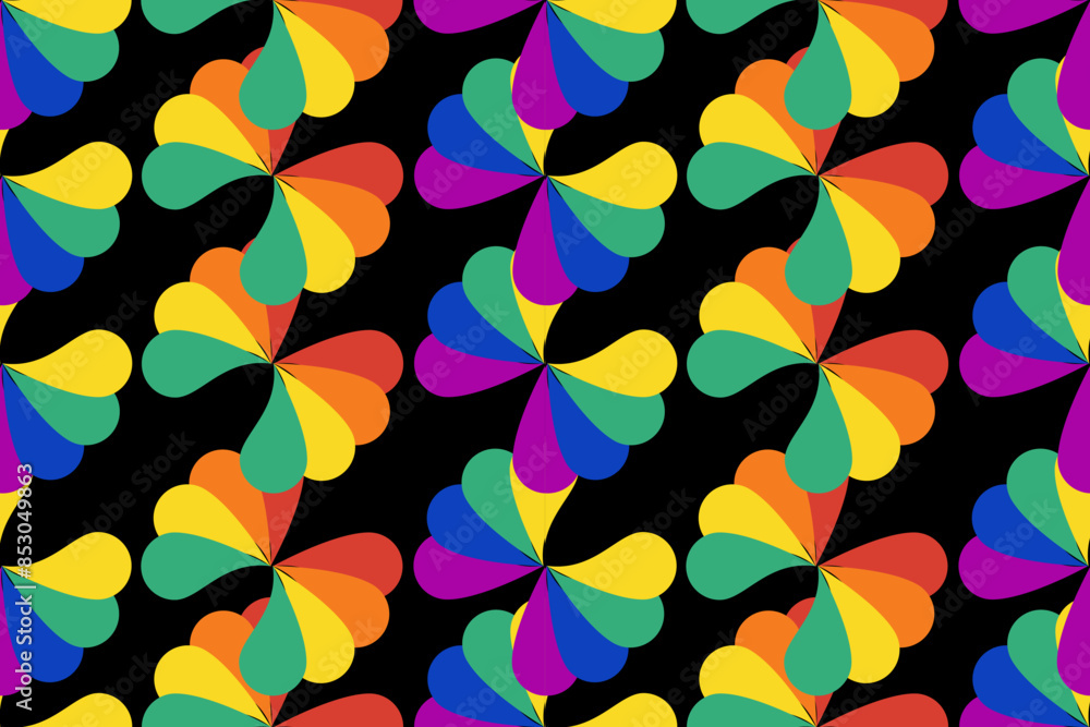 Wallpaper, cute style, bright colors Beautiful pattern Use for carpets, walls, tiles, blankets, curtains.
Wallpaper, cute style, bright colors Beautiful pattern Use for carpets, walls, tiles, blankets, curtains.