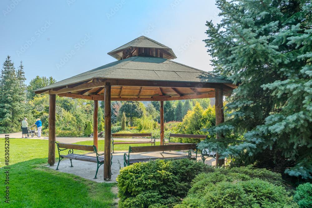 Naklejka premium Botanical garden of Kosice in Slovakia