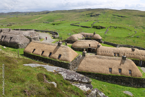 Gearrannan Blackhouses, Insel Lewis, Äußere Hebriden photo