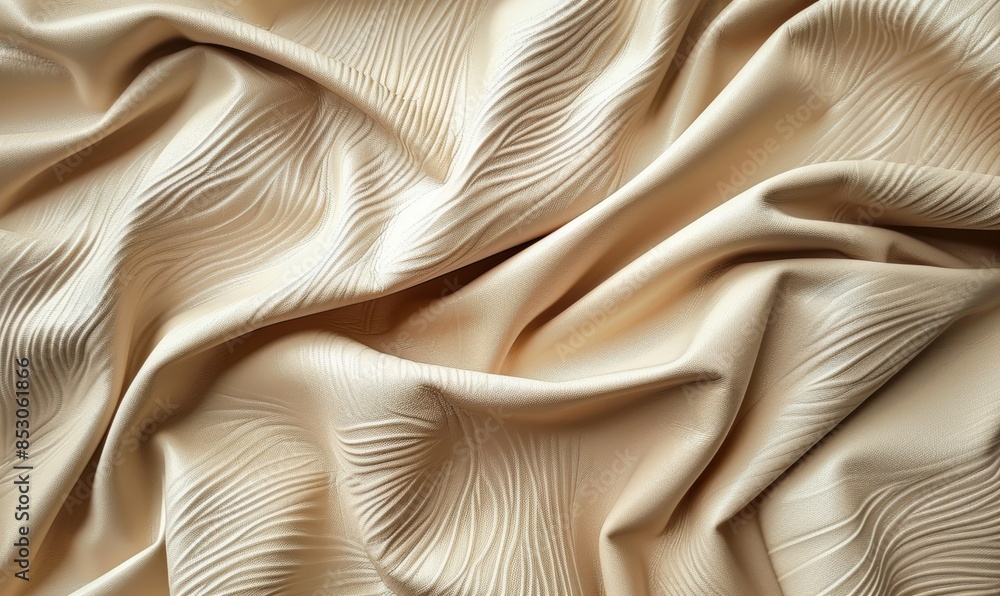 Naklejka premium Abstract background of faux beige leather texture 