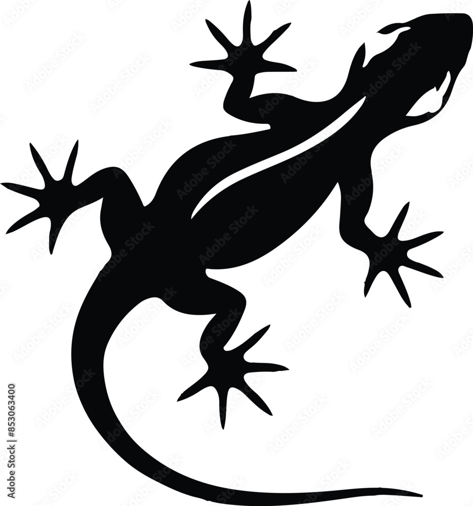 A lizard vector image A lizard vector image