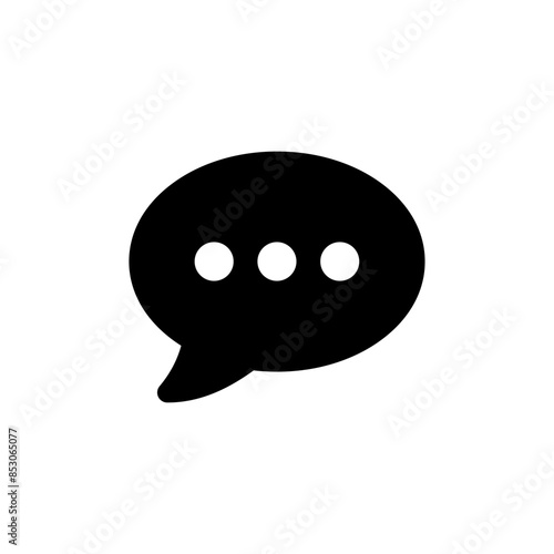 comment icon speech bubble symbol Chat message icons - talk message Bubble chat icon. web vector icon	
