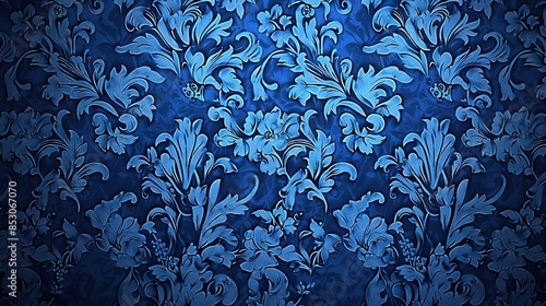 Nightblue colour pattern wallpaper photo