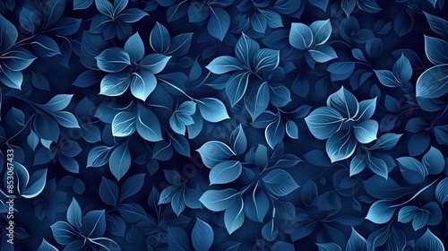 Nightblue colour pattern wallpaper photo