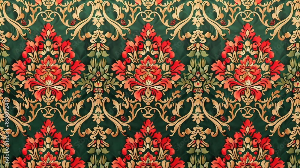 Red and green wallpaper Red and green wallpaper