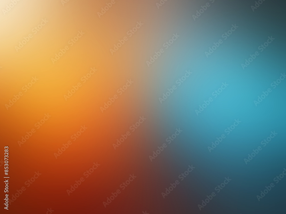Dwa kolory, rozmazane tło., gradient pomarańczowy i niebieski Dwa kolory, rozmazane tło., gradient pomarańczowy i niebieski